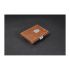 Exentri - Exentri slim wallet leer glad cognac bruin met RFID bescherming