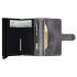 SECRID - Secrid mini wallet leer vintage grijs zwart