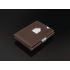 Exentri - Exentri slim wallet leer Nubuck bruin met RFID bescherming