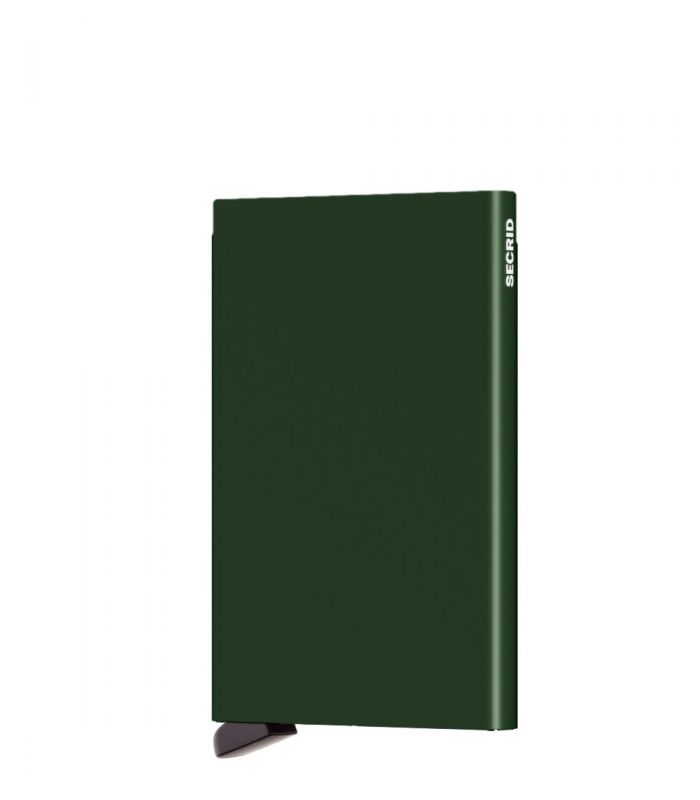 Secrid card protector aluminium in kleur groen