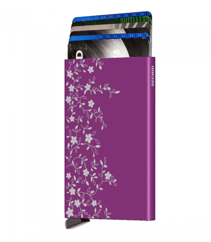 Secrid card protector aluminium provence violet